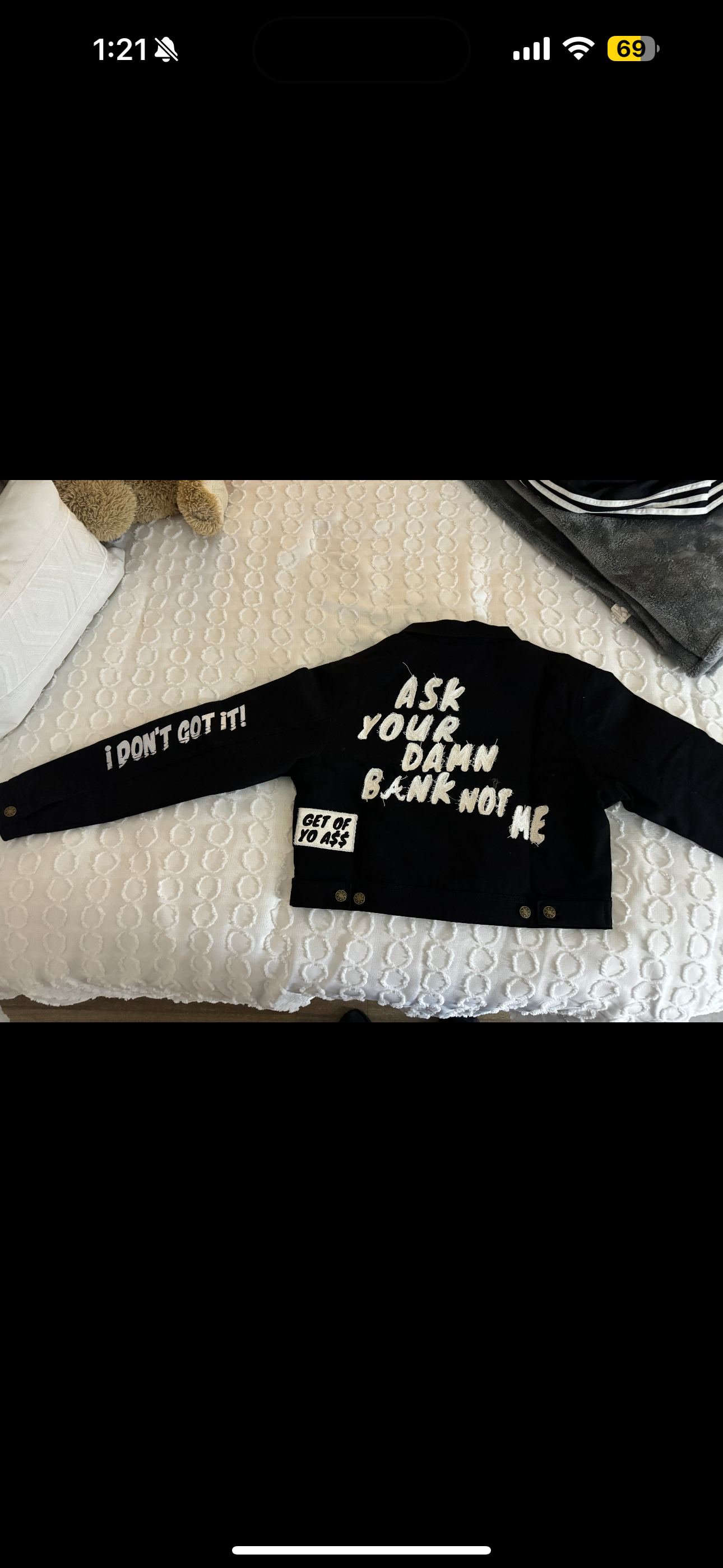 1way crop BANK jacket